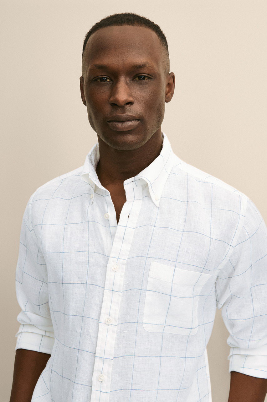 Brooks Brothers ノーカラージャケット XS ホワイト Brooks Brothers(ブルックス ブラザーズ)｜【MEN】アイリッシュリネン