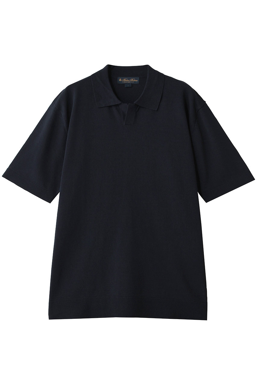 ブルックス ブラザーズ/Brooks Brothersの【MEN】ギマコットン　ジョニーカラー　ポロセーター(ネイビー/330002134)