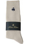 【MEN】GF コットンブレンド クルーソックス ブルックス ブラザーズ/Brooks Brothers ライトベージュ