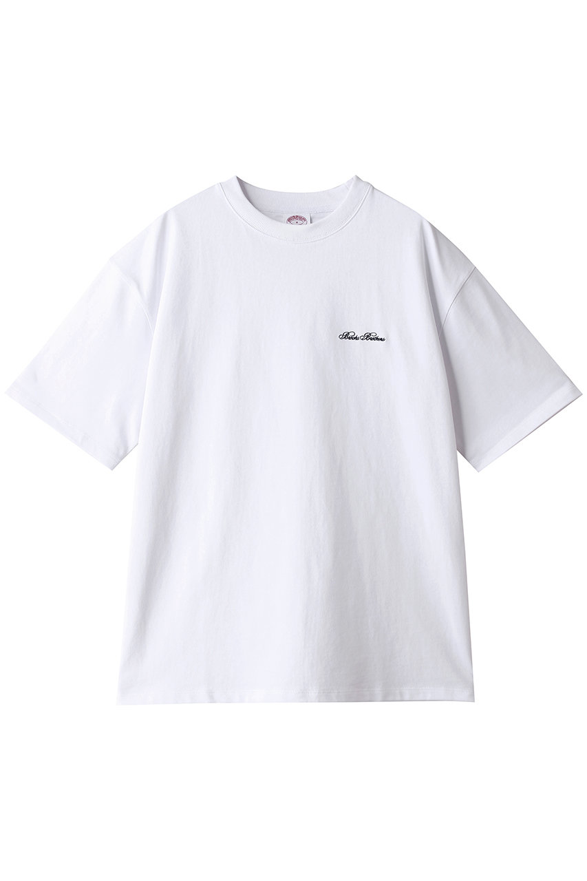 ブルックス ブラザーズ/Brooks Brothersの【UNISEX】【アメリカ建国250th記念】 USAコットンジャージー　ヘビーウェイト　星条旗GFロゴ　Tシャツ(ホワイト/330002672)
