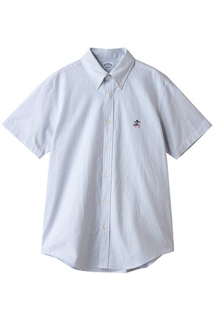 ブルックス ブラザーズ/Brooks Brothersの【UNISEX】【アメリカ建国250th記念】 ◆オンラインストア限定◆ オックスフォード　星条旗GF　キャンディストライプ　ショートスリーブ　ポロカラーシャツ(110400/110402)