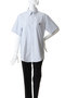 【UNISEX】【アメリカ建国250th記念】 ◆オンラインストア限定◆ オックスフォード　星条旗GF　キャンディストライプ　ショートスリーブ　ポロカラーシャツ ブルックス ブラザーズ/Brooks Brothers