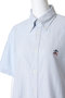 【UNISEX】【アメリカ建国250th記念】 ◆オンラインストア限定◆ オックスフォード　星条旗GF　キャンディストライプ　ショートスリーブ　ポロカラーシャツ ブルックス ブラザーズ/Brooks Brothers