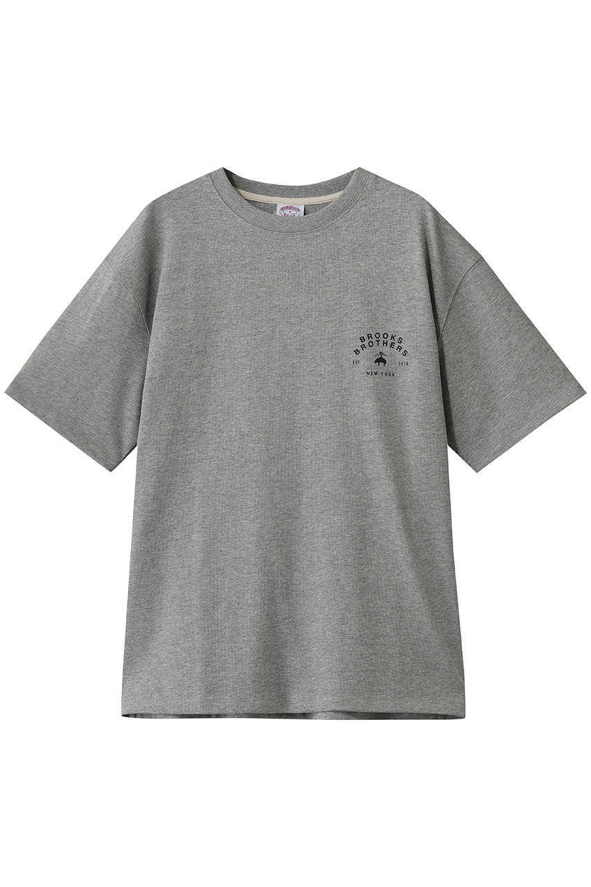 ブルックス ブラザーズ/Brooks Brothersの【MEN】USAコットンジャージー　ヘビーウェイト　グラフィックロゴ　Tシャツ(グレー/330002868)