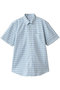 【MEN】オックスフォード　シーズナルパターン　ショートスリーブ　フライデーシャツ ブルックス ブラザーズ/Brooks Brothers ブルー