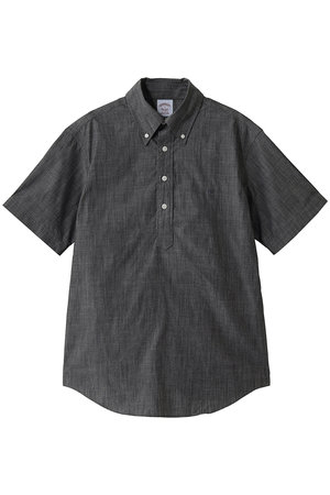 ブルックス ブラザーズ/Brooks Brothersの【MEN】コットンシャンブレー　GFロゴ　ショートスリーブ　プルオーバーシャツ(110400/110402)