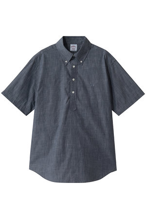 ブルックス ブラザーズ/Brooks Brothersの【MEN】コットンシャンブレー　GFロゴ　ショートスリーブ　プルオーバーシャツ(110400/110402)