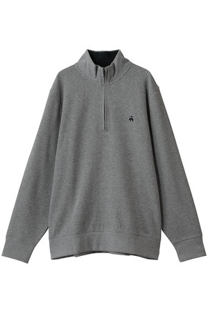 ブルックス ブラザーズ/Brooks Brothersの【MEN】ロングスリーブ GFロゴ ハーフジップ モックネックプルオーバー(110100/110103)
