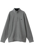 【MEN】ロングスリーブ GFロゴ ハーフジップ モックネックプルオーバー