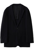 【MEN】ウール／コットン　ニット　シングル２釦ジャケット　Classic