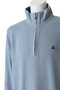 【MEN】コットン　フレンチリブ　GFロゴ　ハーフジップ　モックネックプルオーバー ブルックス ブラザーズ/Brooks Brothers