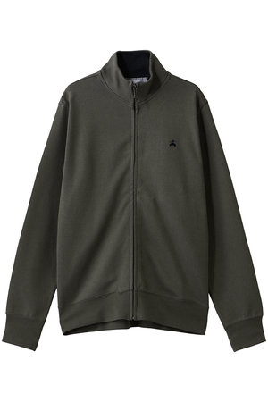 ブルックス ブラザーズ/Brooks Brothersの【MEN】コットン／ポリエステル　GFロゴ　ダブルフェイス　モックネック　フルジップ(110100/110103)