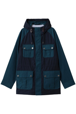 ブルックス ブラザーズ/Brooks Brothersの【MEN】コットン／ポリエステル　カラーブロック　フーデッド　ユーティリティジャケット(110800/110801)