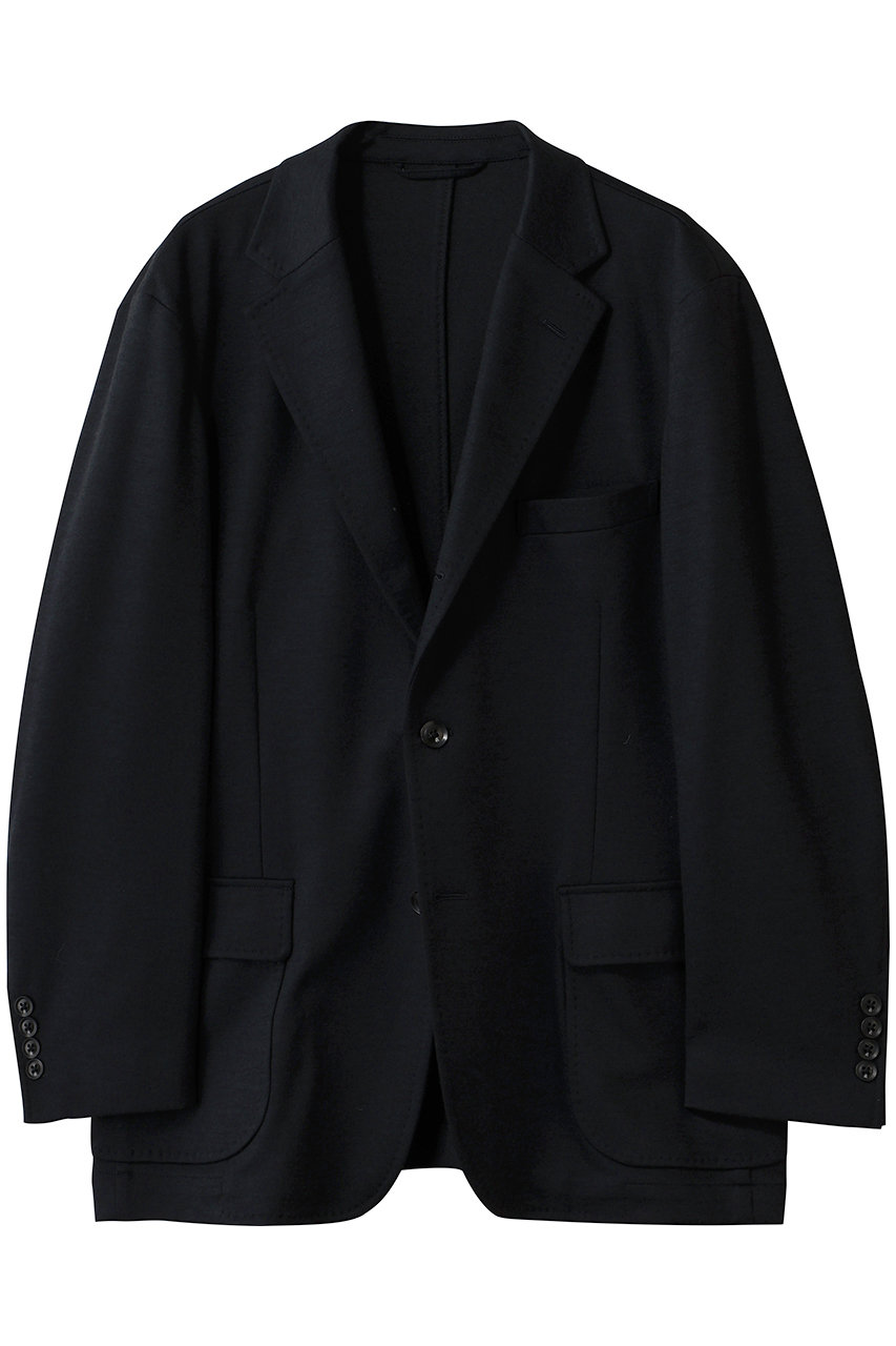Brooks Brothers 【MEN】ウールブレンド ニット 段返り３釦ジャケット TOKYO model (ネイビー, M) ブルックス ブラザーズ ELLE SHOP