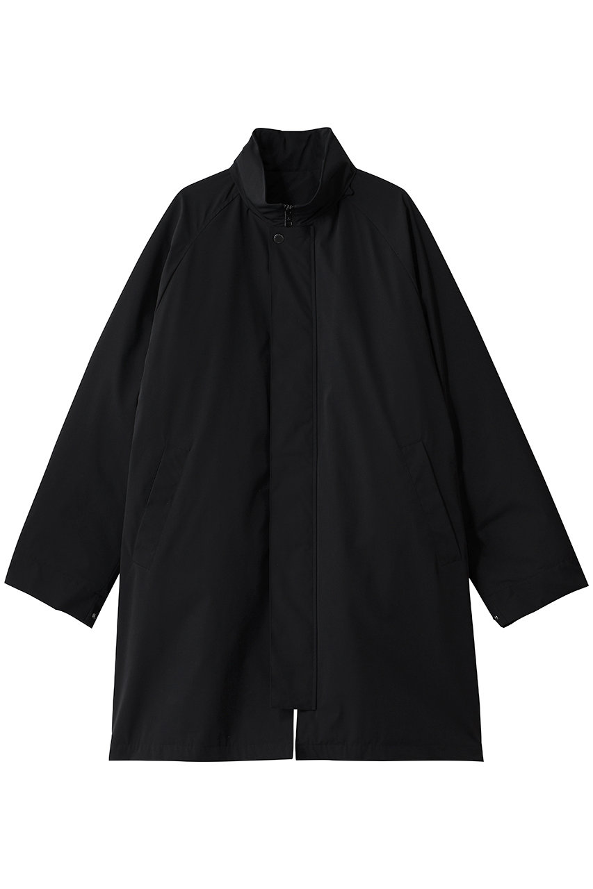 Brooks Brothers 【MEN】ポリエステル キルティングダウンジャケットライナー ３WAY フーデッド ロングコート (ブラック, S) ブルックス ブラザーズ ELLE SHOP