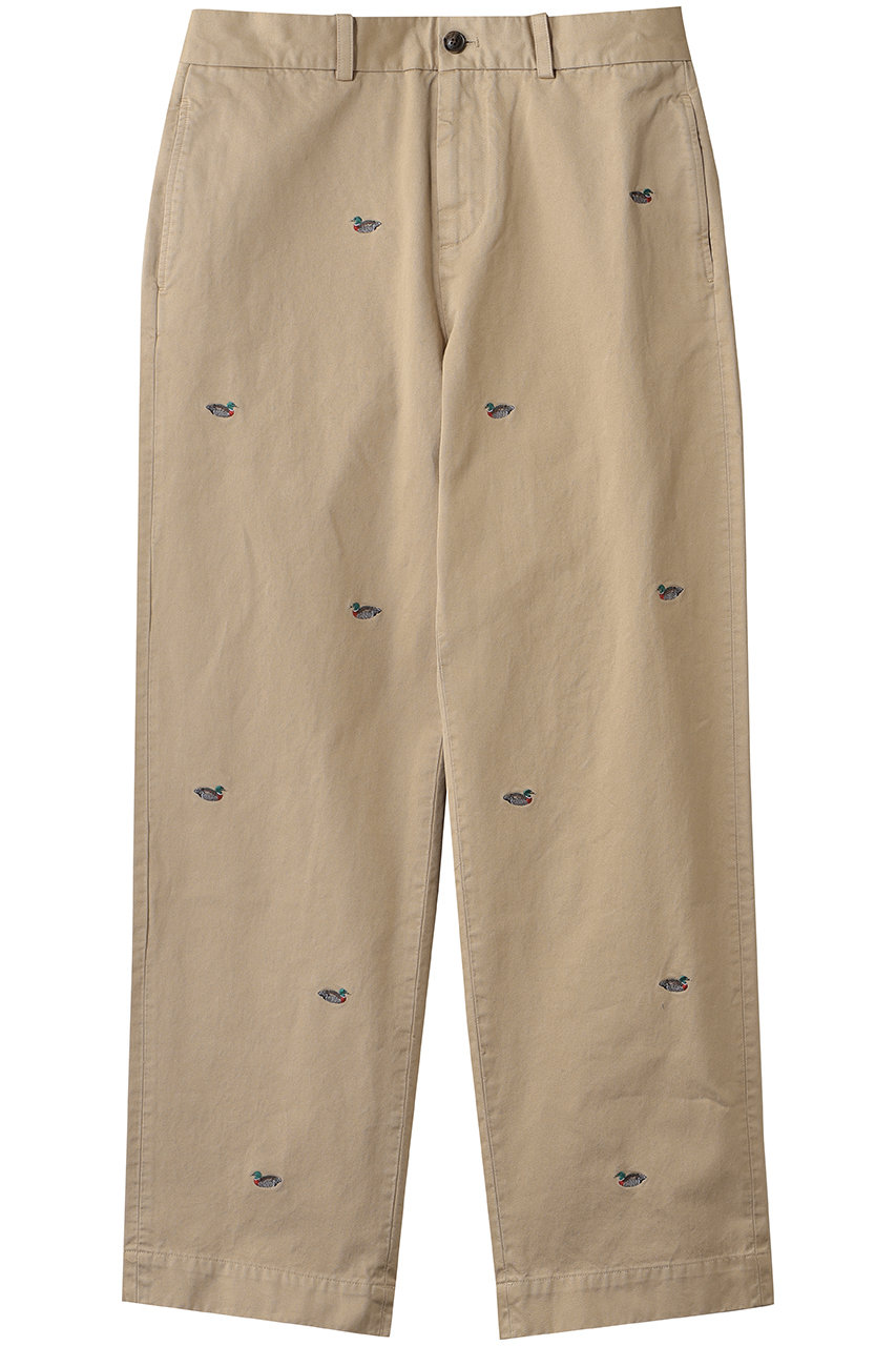 ブルックス ブラザーズ/Brooks Brothersの【MEN】コットン　ダックエンブロイダリー　ヘリテージチノパンツ(ベージュ/100233734)