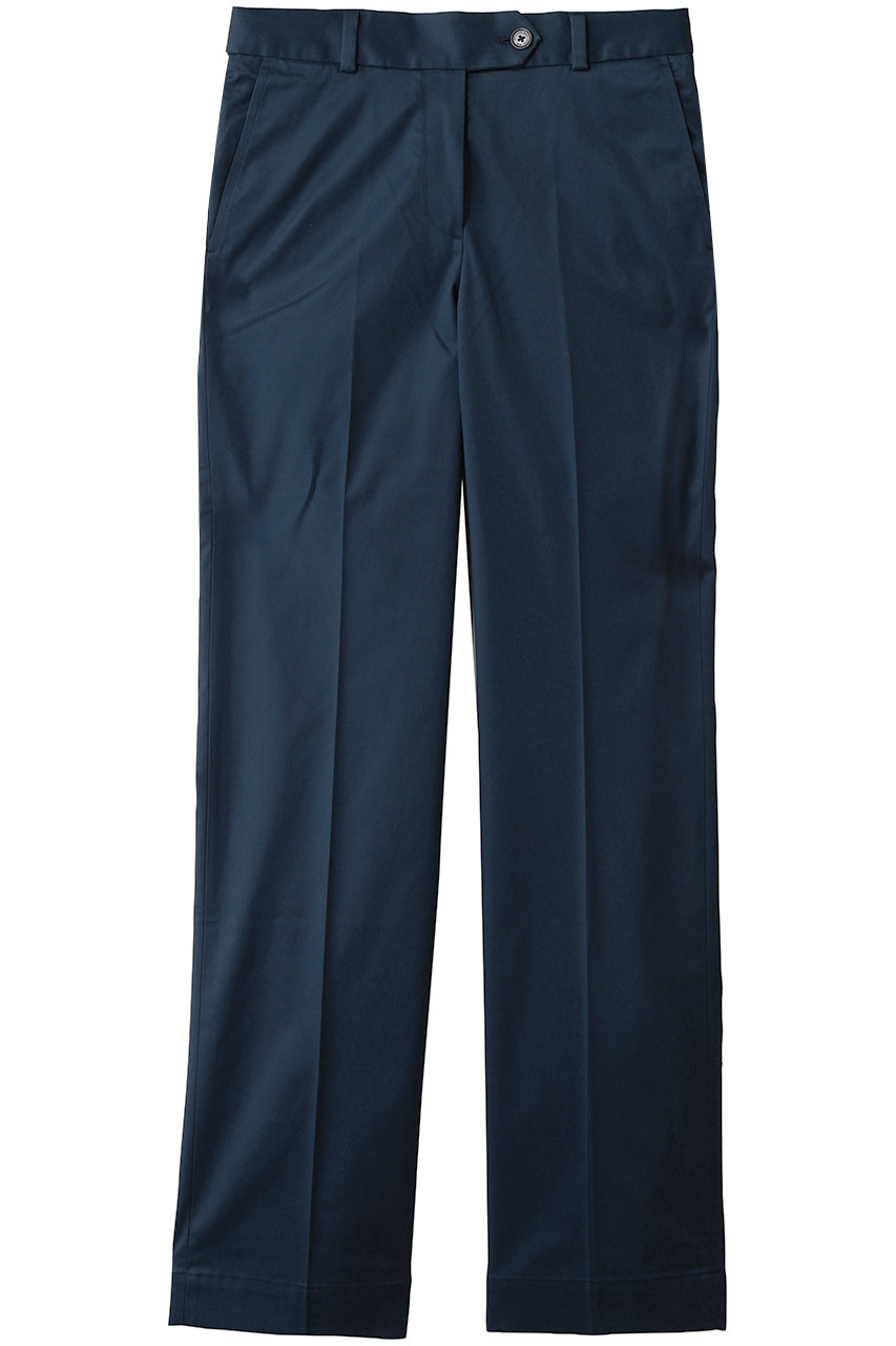 Brooks Brothers ストレッチコットン ワイドレッグ アドバンテージ チノパンツ (ネイビー, 4) ブルックス ブラザーズ ELLE SHOP