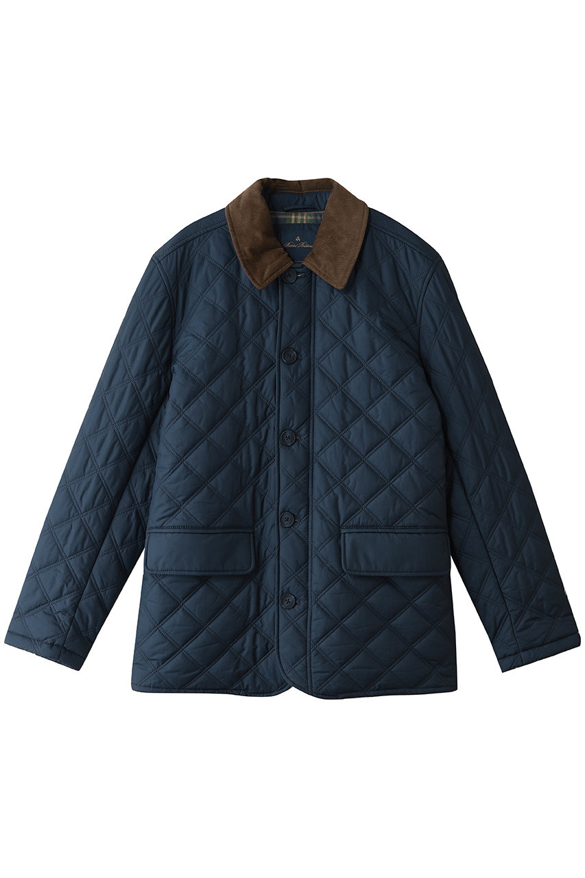 Brooks Brothers 【MEN】ポリエステル キルティング ウォーキングコート (ネイビー, L) ブルックス ブラザーズ ELLE SHOP