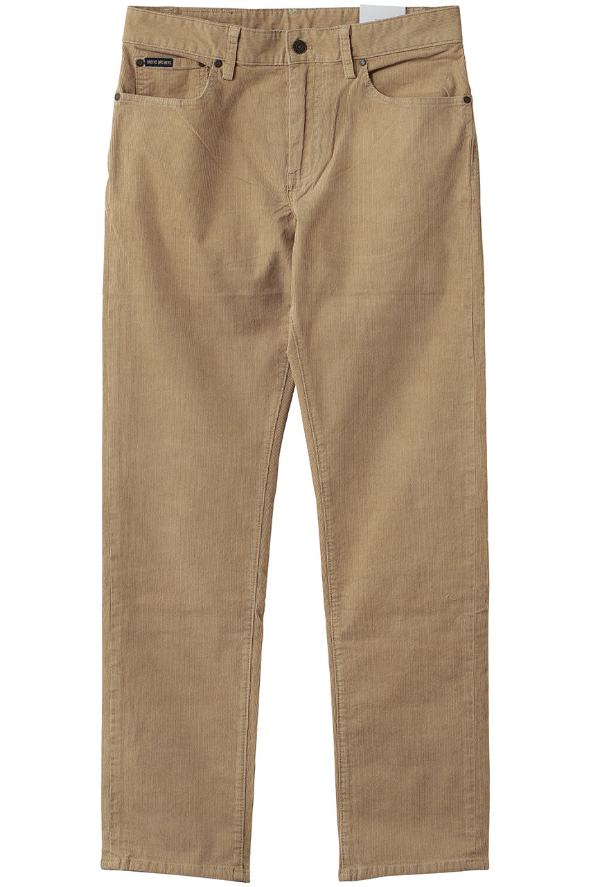 Brooks Brothers 【MEN】ストレッチコットン 15-Waleコーデュロイ ５ポケットパンツ Regular Fit (ブラウン, 30inch) ブルックス ブラザーズ ELLE SHOP