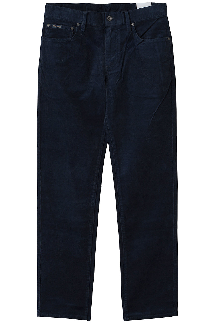 Brooks Brothers 【MEN】ストレッチコットン 15-Waleコーデュロイ ５ポケットパンツ Regular Fit (ネイビー, 32inch) ブルックス ブラザーズ ELLE SHOP