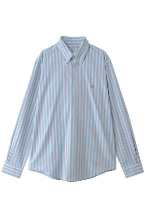 ブルックス ブラザーズ/Brooks Brothersの【MEN】ラグジュアリー　オックスフォード　トラックストライプ　GFロゴ　カジュアルシャツ　Regular Fit(110400/110403)