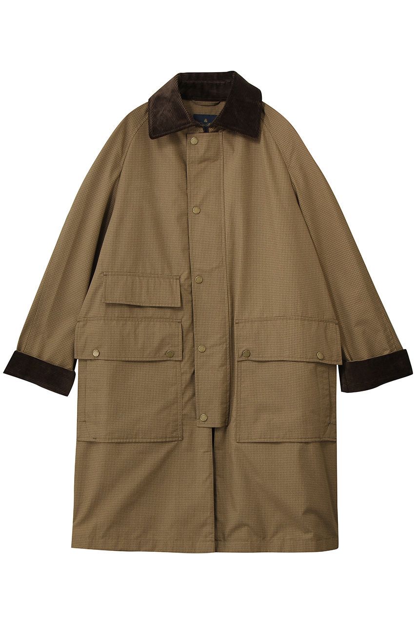 Brooks Brothers 【MEN】ポリエステル カントリーコート (ブラウン, M) ブルックス ブラザーズ ELLE SHOP