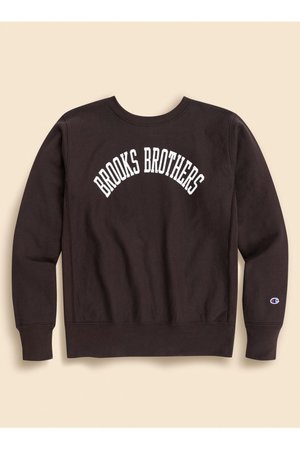 ブルックス ブラザーズ/Brooks Brothersの【MEN】Brooks Brothers×Champion　USAコットン　ラバープリントロゴ　スウェットシャツ　Made in USA(110100/110105)