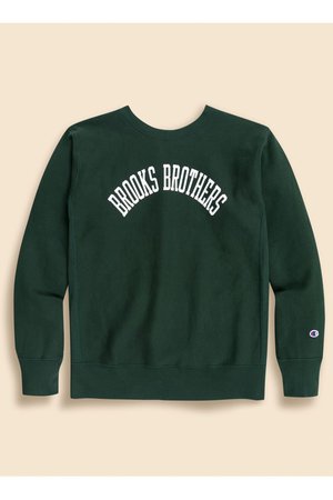ブルックス ブラザーズ/Brooks Brothersの【MEN】Brooks Brothers×Champion　USAコットン　ラバープリントロゴ　スウェットシャツ　Made in USA(110100/110105)
