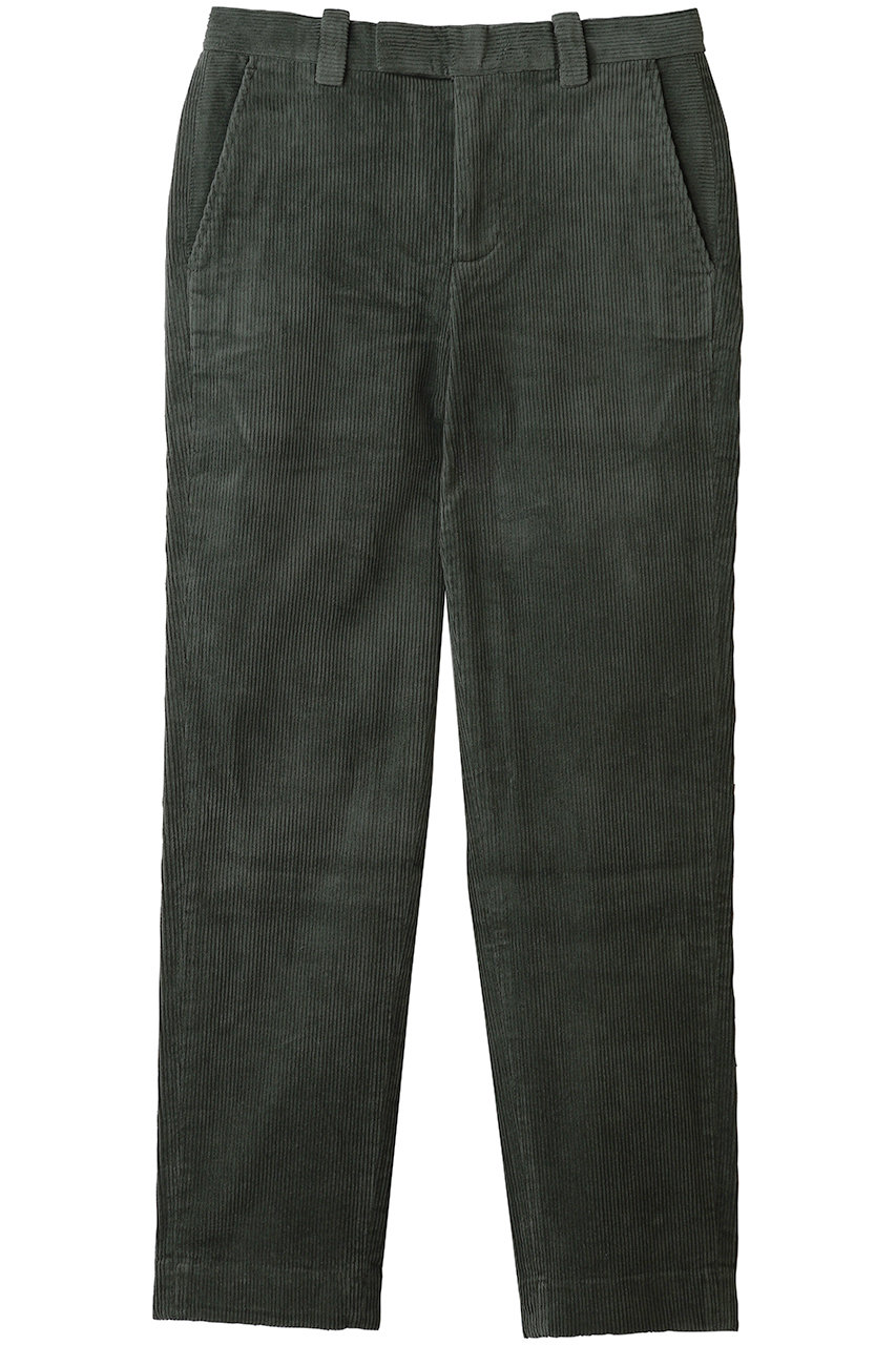 Brooks Brothers 【MEN】ストレッチコットン 8-Waleコーデュロイ プレーンフロントパンツ Regular (オリーブグリーン, 29inch) ブルックス ブラザーズ ELLE SHOP