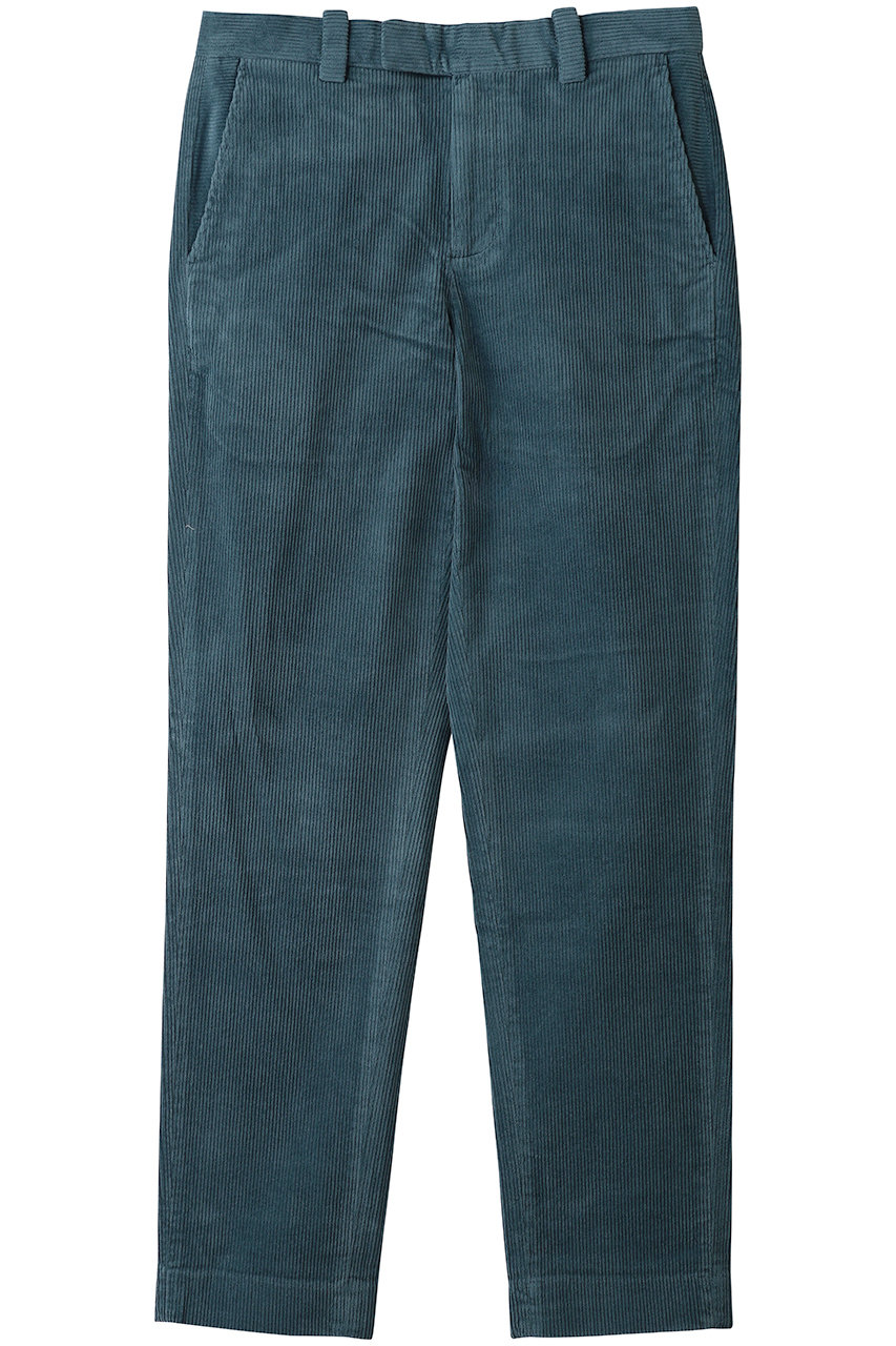 Brooks Brothers 【MEN】ストレッチコットン 8-Waleコーデュロイ プレーンフロントパンツ Regular (ダークブルー, 32inch) ブルックス ブラザーズ ELLE SHOP