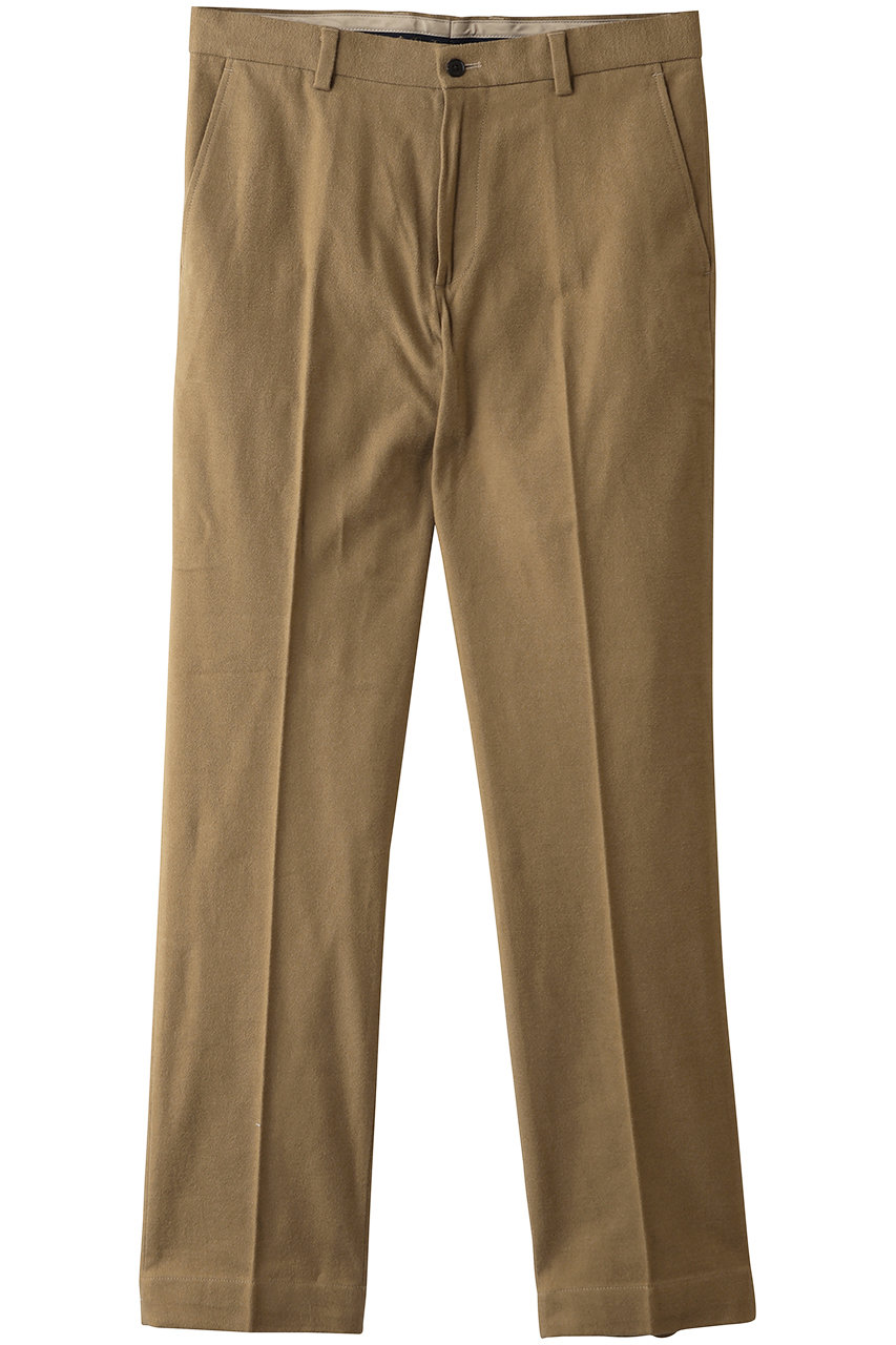 Brooks Brothers 【MEN】コットン ブラッシュドツイル プレーンフロントパンツ Regular (ベージュ, 31inch) ブルックス ブラザーズ ELLE SHOP