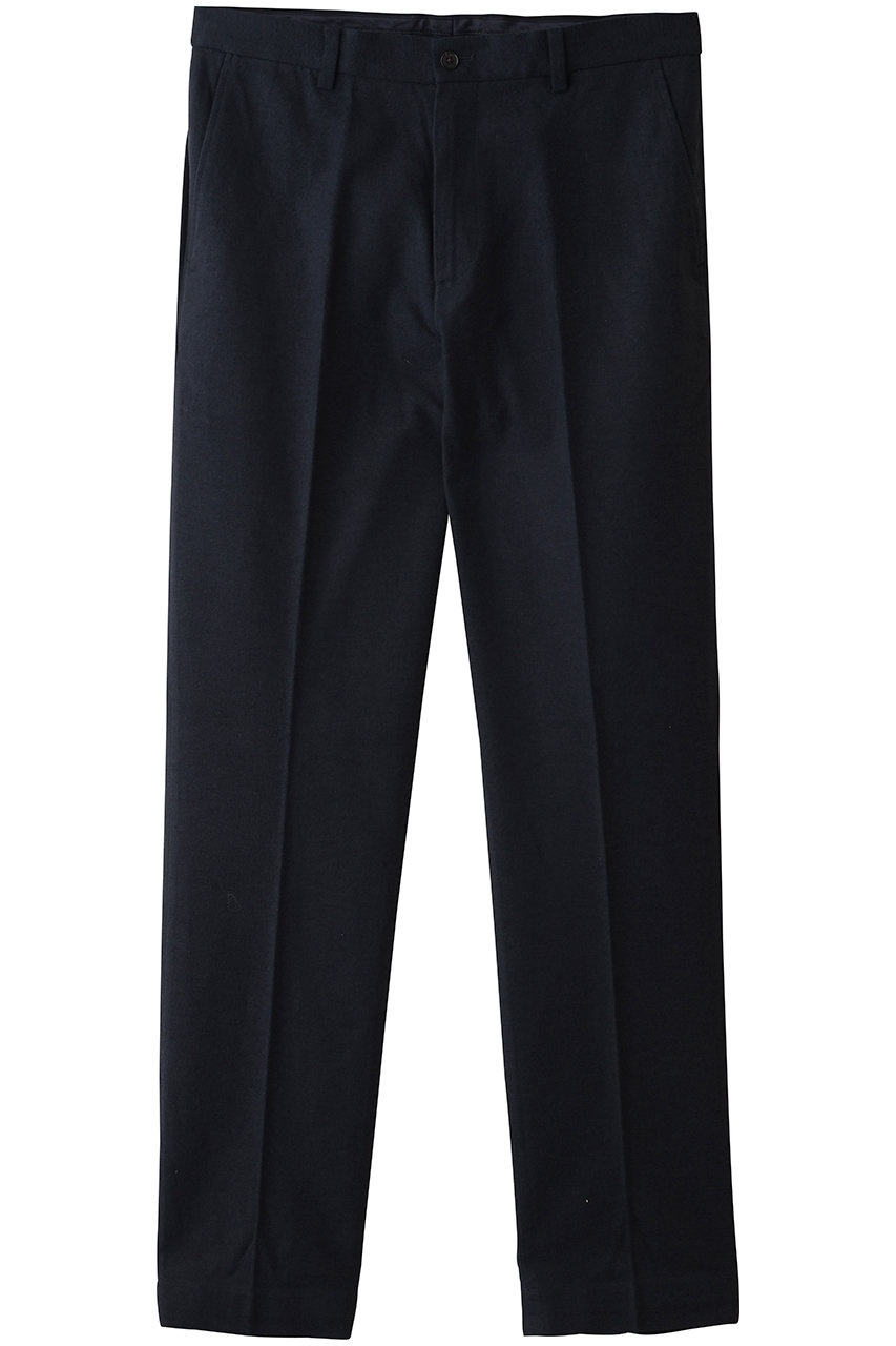 Brooks Brothers 【MEN】コットン ブラッシュドツイル プレーンフロントパンツ Regular (ネイビー, 32inch) ブルックス ブラザーズ ELLE SHOP