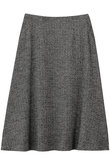 ウール／シルク　ニット　ヘリンボーン　フレア　ミディスカート ブルックス ブラザーズ/Brooks Brothers