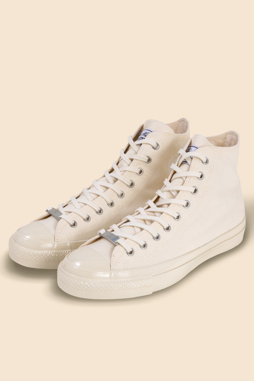 Brooks Brothers 【UNISEX】Brooks Brothers × CONVERSE ALL STAR AGED HI (ホワイト, 9(27.5㎝)) ブルックス ブラザーズ ELLE SHOP