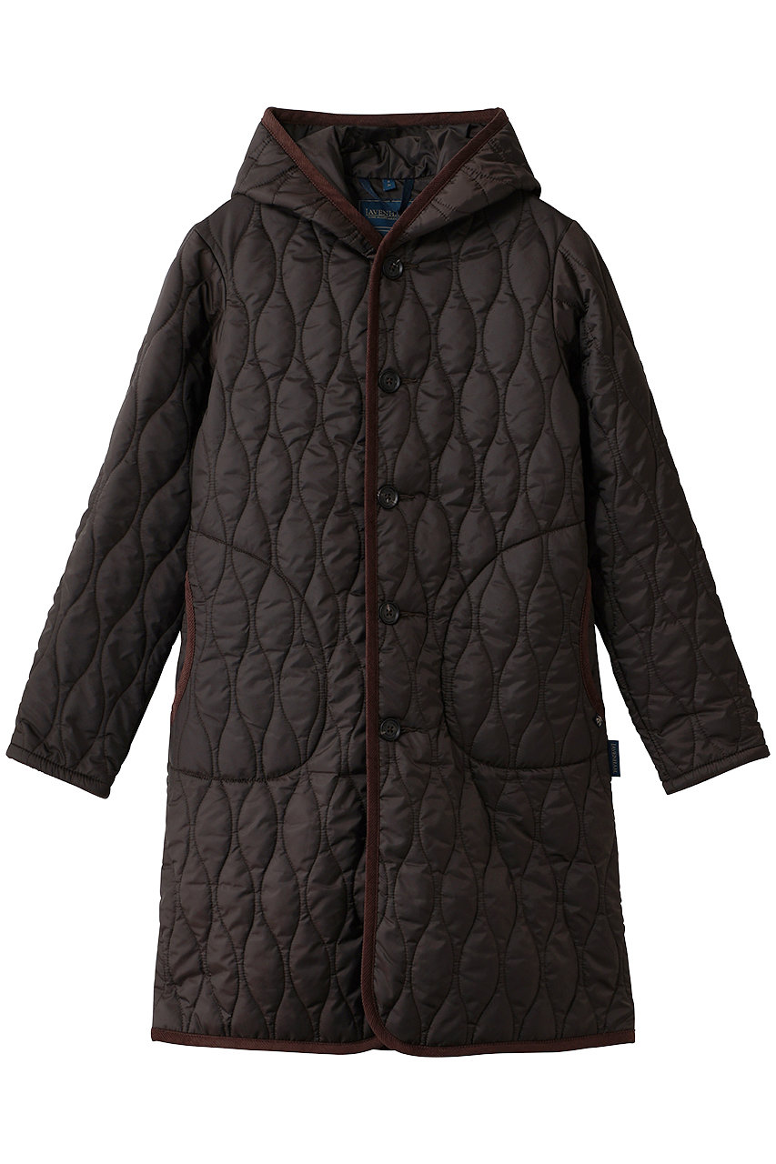 Brooks Brothers×LAVENHAM　ブランドン　キルティングフーデッドコート　Made in UK