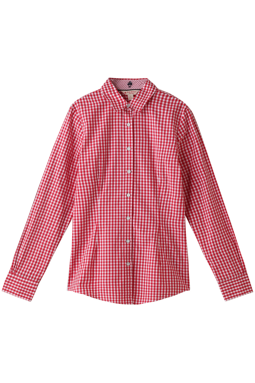 Brooks Brothers ブルックス ブラザーズ 【Red Fleece】ストレッチコットン ポプリン ギンガムチェックシャツ レッド