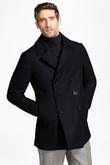 【MEN】ウール メルトン ピーコート