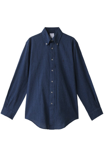 SALE 【30%OFF】 Brooks Brothers ブルックス ブラザーズ メンズ(MENS)コットン GF インディゴ ドビーストライプ スポーツシャツ Regent Fit インディゴブルー