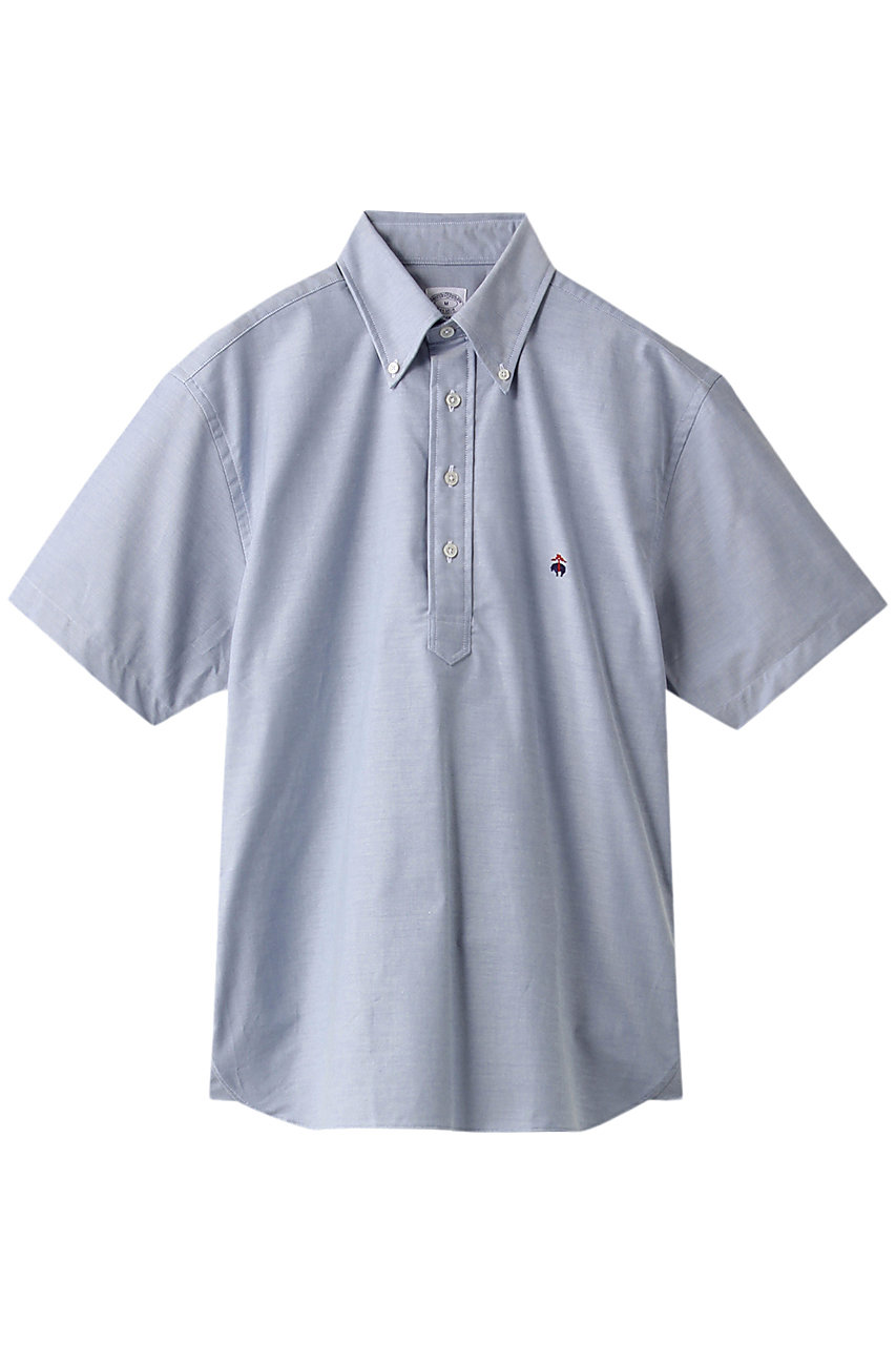 SALE 【20%OFF】 Brooks Brothers ブルックス ブラザーズ メンズ(MENS)スーピマコットン GF オックスフォード ショートスリーブ プルオーバーシャツ Regent Fit ブルー