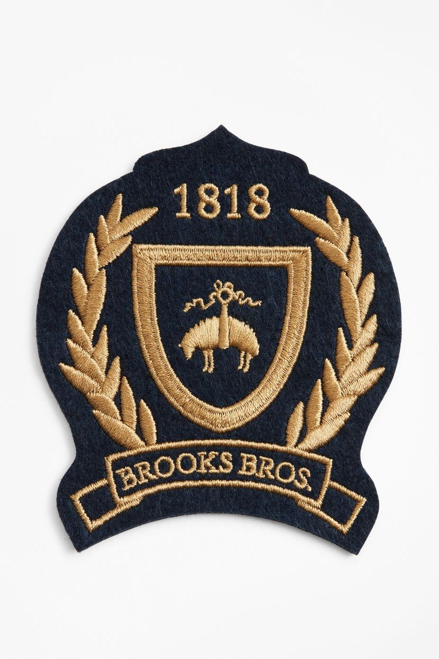 Brooks Brothers ブルックス ブラザーズ メンズ(MENS)1818/GFシールド パッチ ネイビー/ゴールド