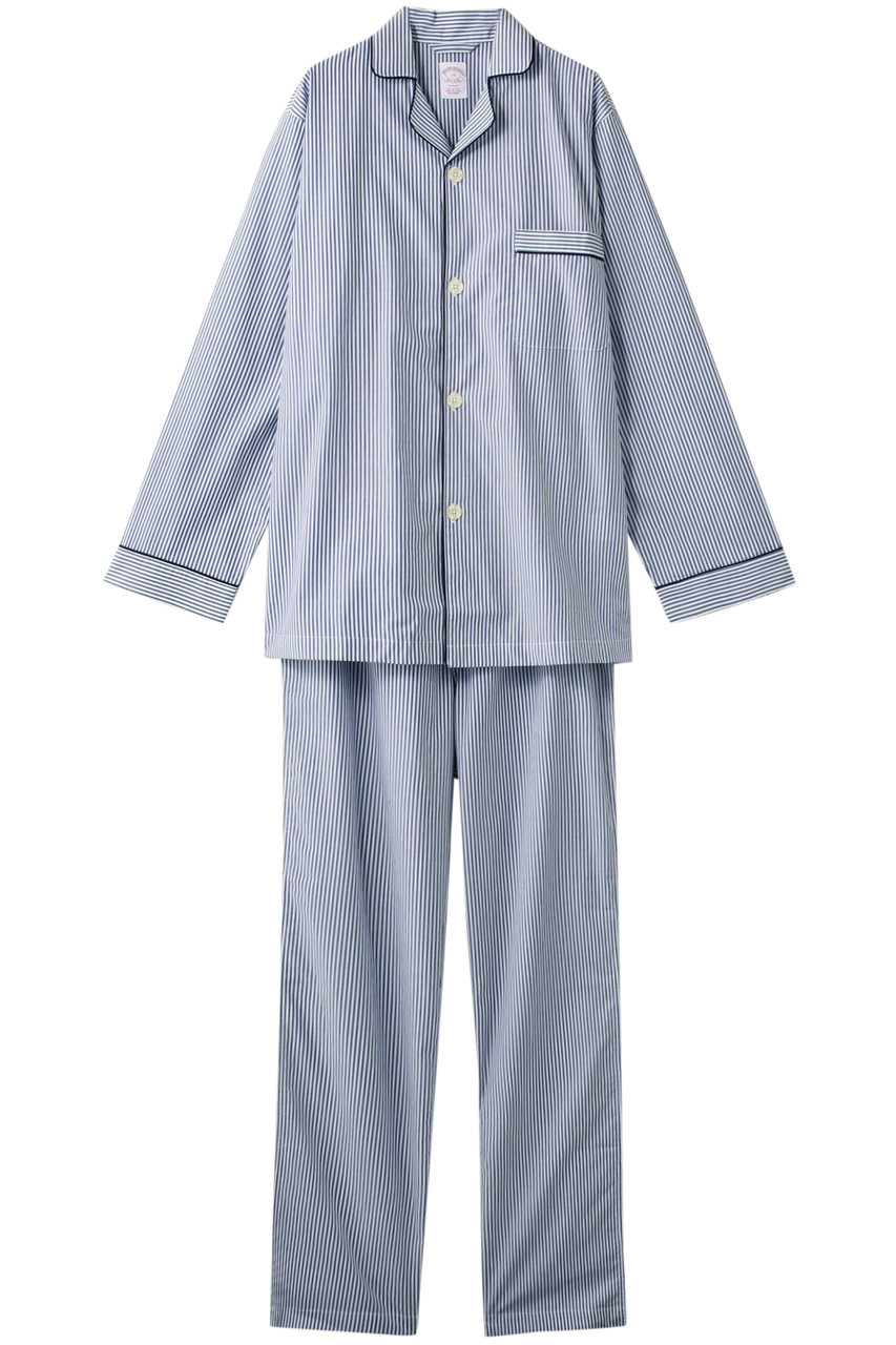Brooks Brothers ブルックス ブラザーズ メンズ(MENS)コットンブロード ストライプ パジャマ Traditional Fit ネイビー