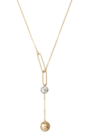 ナチュラリ ジュエリ/NATURALI JEWELRYのマーブルボールペンダント(150200/150201)