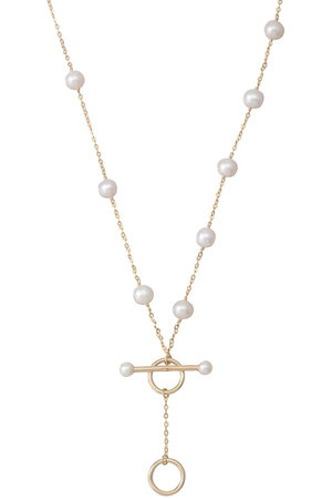 ナチュラリ ジュエリ/NATURALI JEWELRYのパールステーションマルチウェイネックレス(150200/150203)