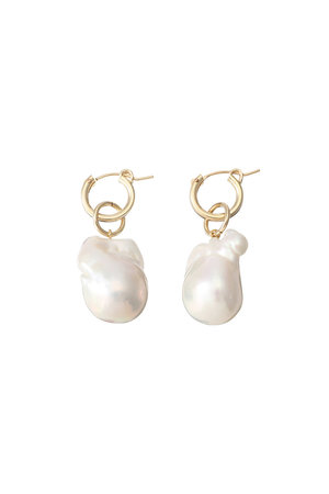 ナチュラリ ジュエリ/NATURALI JEWELRYのバロックパールドロップピアス(150100/150101)