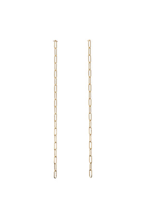 ナチュラリ ジュエリ/NATURALI JEWELRYのFlow チェーンピアス(150100/150101)