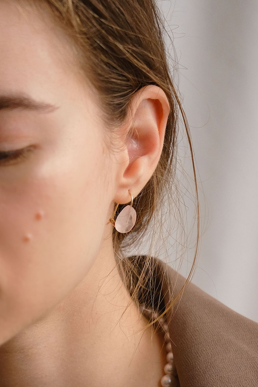 ♡NATURALI JEWELRY♡ピアス♡ NATURALI JEWELRY(ナチュラリ ジュエリ)｜ボンボンピアス/ローズ