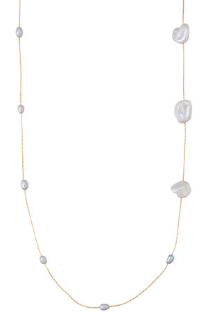 ナチュラリ ジュエリ/NATURALI JEWELRYのDecade ロングパールネックレス(150200/150202)