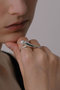 SILVER カロスダブルフィンガーリング ナチュラリ ジュエリ/NATURALI JEWELRY