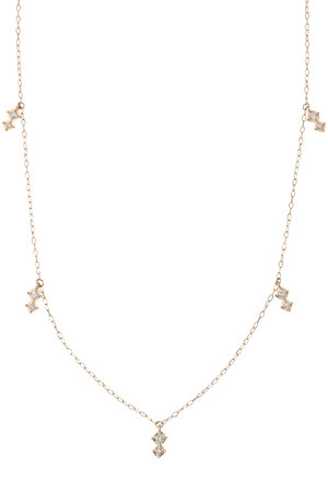 ナチュラリ ジュエリ/NATURALI JEWELRYのK10 Decade ダイヤモンドカーニバルネックレス(150200/150201)