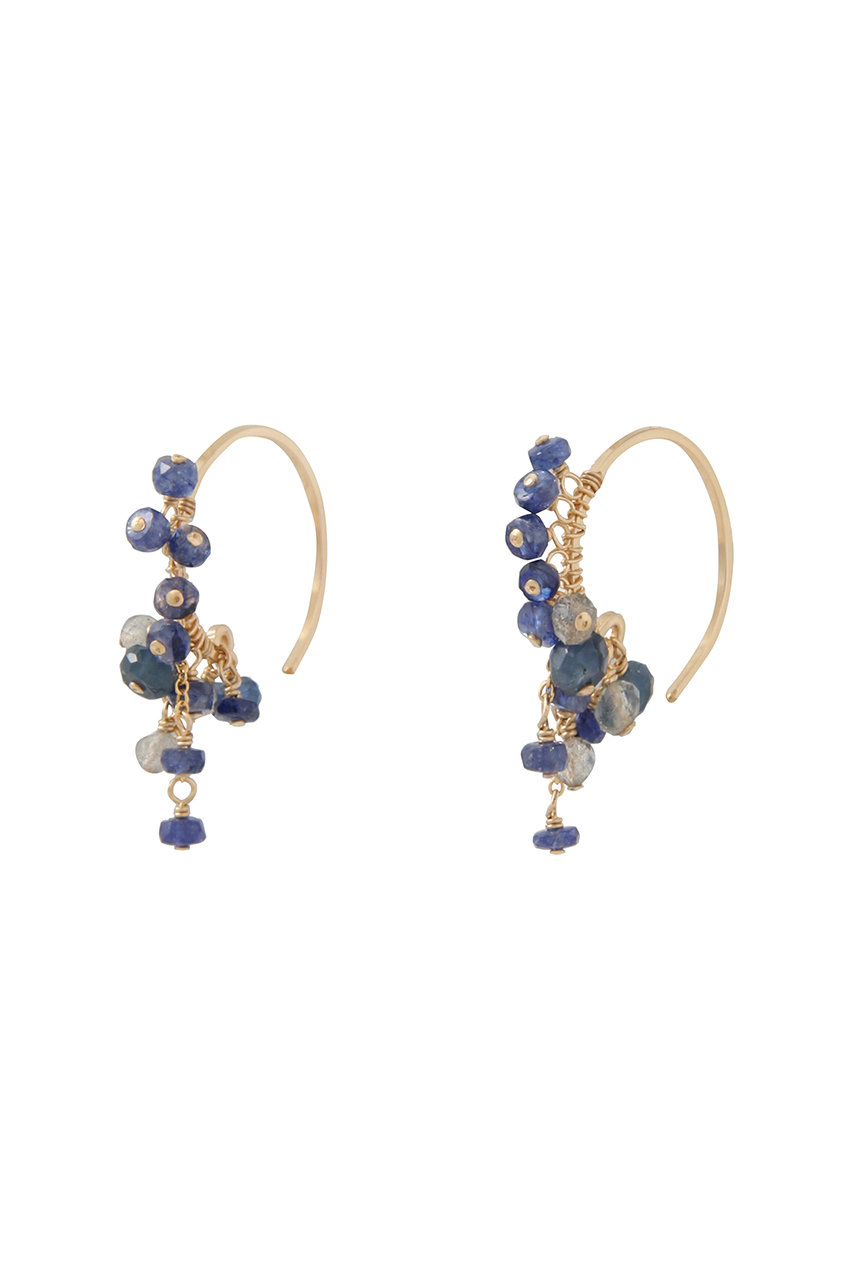 NATURALI JEWELRY Steady フープピアス (サファイア, F) ナチュラリ ジュエリ ELLE SHOP NATURALI JEWELRY Steady フープピアス (サファイア, F) ナチュラリ ジュエリ ELLE SHOP